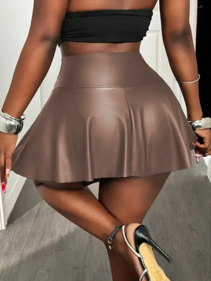 SXY Leather Skirt