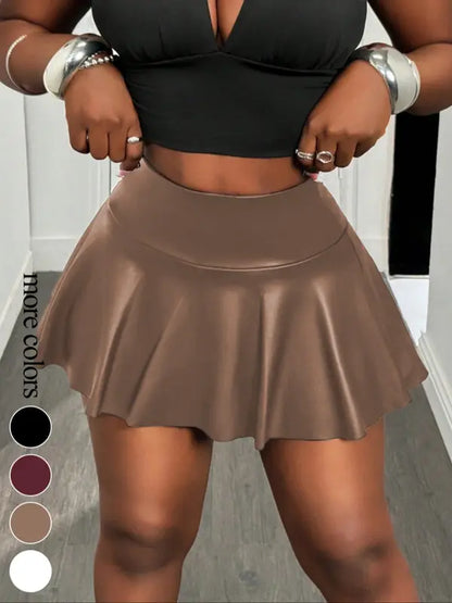 SXY Leather Skirt